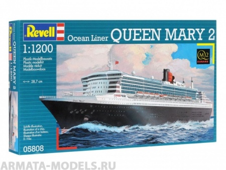 05808 Лайнер Queen Mary 2 (1:1200) Revell