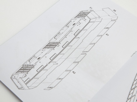 4046AVD Сборная модель Трамвай Tatra-T6 AVD Models