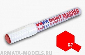 89007 Маркер X-7  красный глянцевый