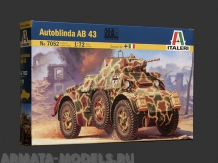 7052ИТ Бронемашина Autoblinda Ab 43 Italeri