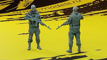 AM35172 Фигура Сталкер в маске (декаль черепа в комплекте)