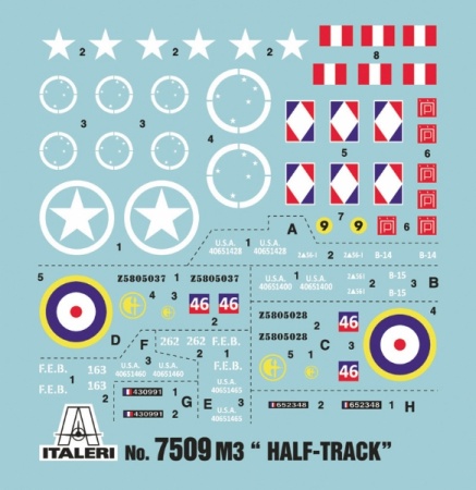 7509ИТ Машина М3А1 Italeri