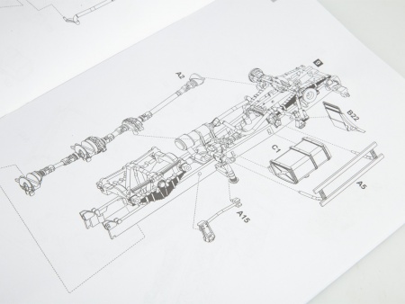 1448AVD Сборная модель КАМАЗ-6522 самосвал AVD Models