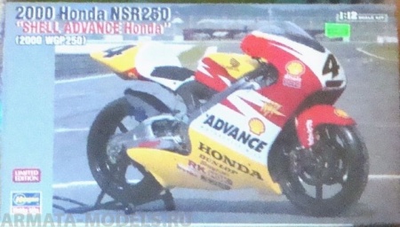 21703 Мотоцикл:  2000 HONDA NSR250 SHELL ADVANCE HONDA (2000 WGP250) Hasegawa