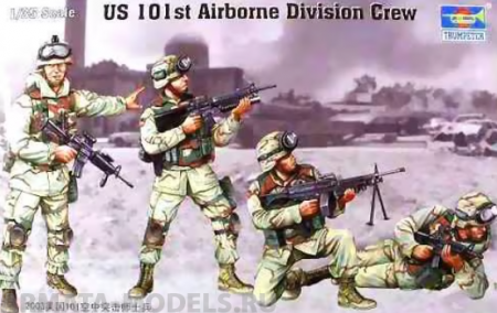 00410P US 101st Airborne Division Crew Trumpeter