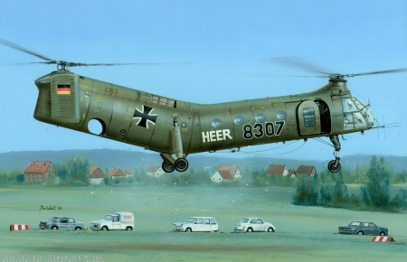 SH48088 H-21 Workhorse German & French Marking Special Hobby