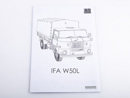 1565AVD IFA W50L бортовой с тентом AVD Models
