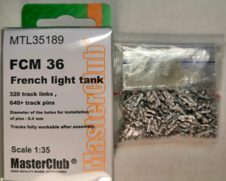 MTL-35189 металлические траки для FCM 36, 1/35 