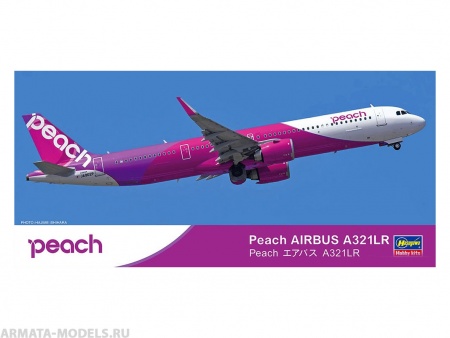 10850-Пассажирский самолет Peach AIRBUS A321LR Hasegawa