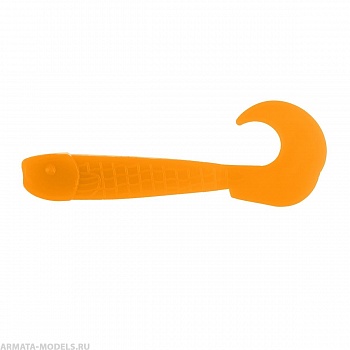 Твистер Long Hybrid 3,55"/9,0 см Orange 7шт. (HS-15-024) Helios