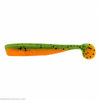 Виброхвост Chebak 3,15"/8 см Pepper Green & Orange 7шт. (HS-3-018) Helios