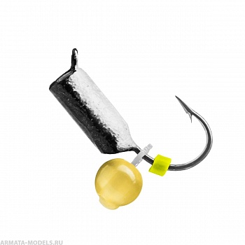 Мормышка вольфрам Столбик 2,5 с фосфором Кошачий глаз 371 (5шт/уп) (PR-M-371) Premier Fishing( цена указана за упаковку, в количестве 5шт.)