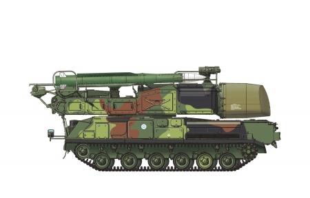 SS-014 Russian 9K37M1 Buk Air Defense Missile System (Бук М1) Meng