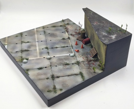 HE-35208 Подставка Заброшенная часть (Аксессуары в комплекте) Размер 35*30*15