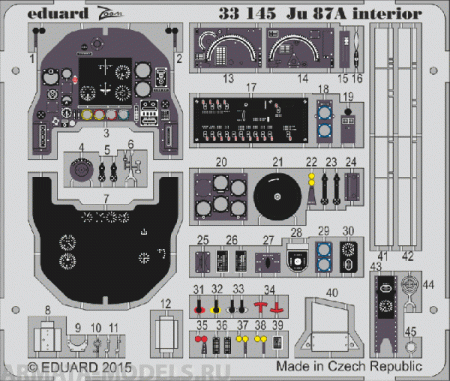 33145ED  Ju 87A Interior 1/32