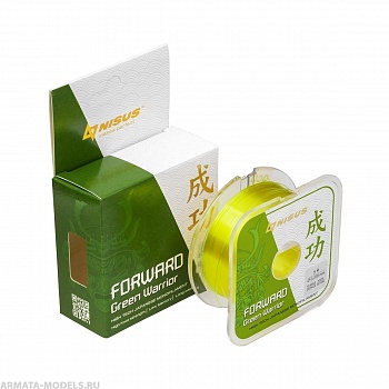 Леска FORWARD Green Warrior 0,370mm/100m Nylon (N-FGW-0370-100) Nisus( цена указана за упаковку, в количестве 10шт.)