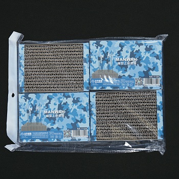 MW-2130A Основание зажимов для рисования (12,5*8,5*2,7 см) 4 шт., синий камуфляж.