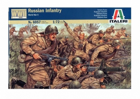 Набор фигурок 6057ИТ Солдатики Russian Infantry Italeri