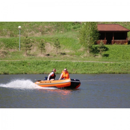 Лодка Алтай 320L оранжевый/черный Тонар