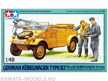 32501T Машина KUBELWAGEN TYPE 82 с 2 фигурами пилотов