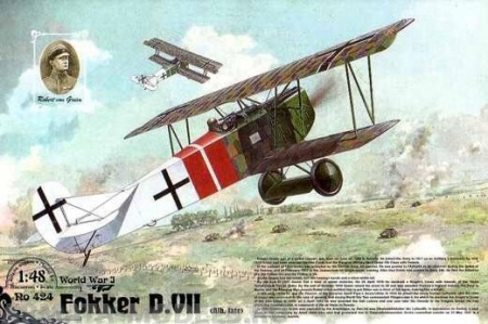 Rod424 Самолёт FOKKER D.VII Roden