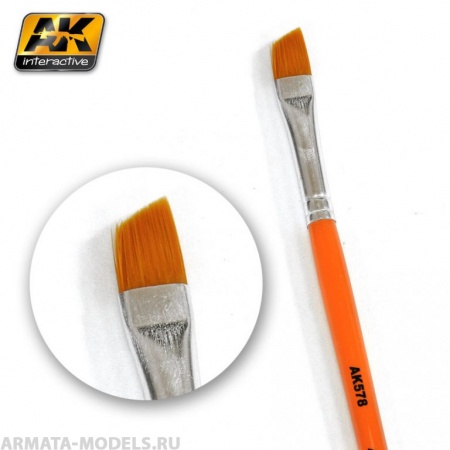 AK578 Кисть художественная WEATHERING BRUSH DIAGONAL