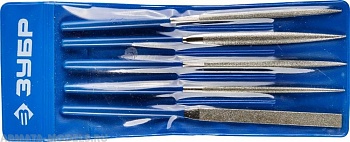 33386-140-H5 Набор ЭКСПЕРТ Надфили с алмазным напылением в пакете PVC, P 140, 140х75мм, 5 предметов