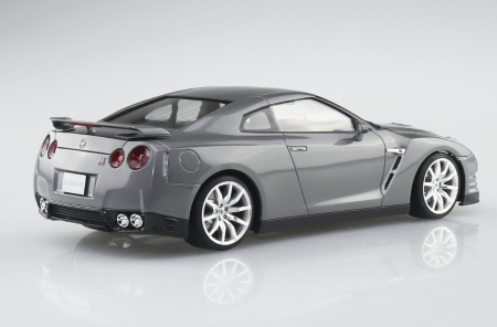 06244 Nissan GT-R R35 '14 Dark Metal Gray Aoshima