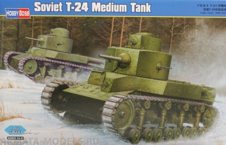 82493 	Танк Soviet T-24 Medium Tank Hobby Boss