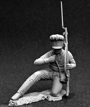 CHM-54309. Егерь Лейб-Гвардии Измайловского полка, Россия, 1788-96 гг. Материал - смола.