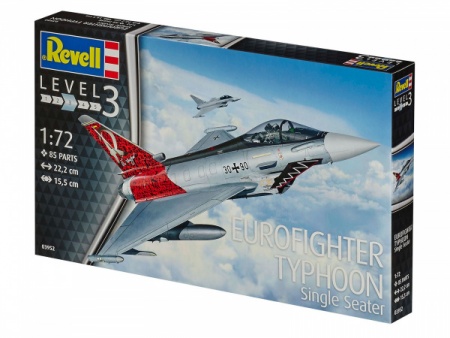 03952 Одноместный многоцелевой истребитель Eurofighter Typhoon Revell