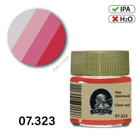 07.323JIM Лак красный Clear red