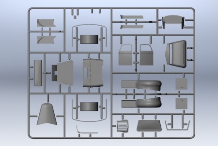 35412 V3000S/SS M (Sd.Kfz.3b) Maultier, немецкий полу-гусеничный грузовик ICM