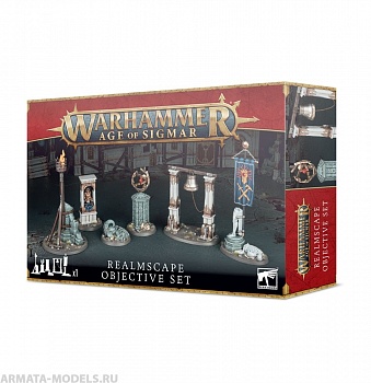 65-16 Набор Эра Сигмара. Маркеры Целей (Age of Sigmar: Realmscape Objective Set)