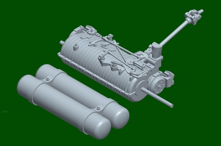 09618P Многоцелевой транспортёр-тягач MT-LB with zu-23-2 Trumpeter