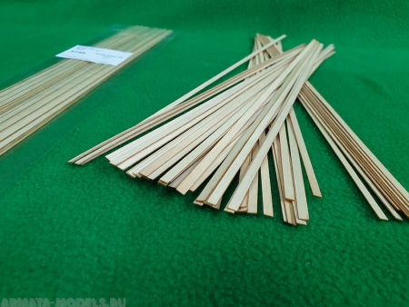 5159SV рейки 0,6х4 - длина 300 мм - ольха- 50 шт