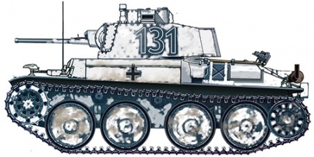 6489ИТ Танк PZ.KPFW.380 Italeri