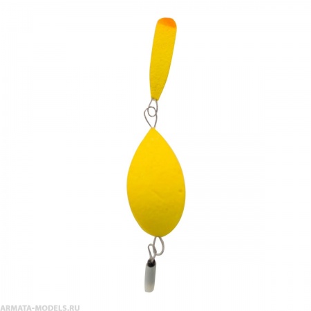 Поплавок точеный зимний двойной №3 желтый (PR-2-3-Y) Premier Fishing( цена указана за упаковку, в количестве 10шт.)