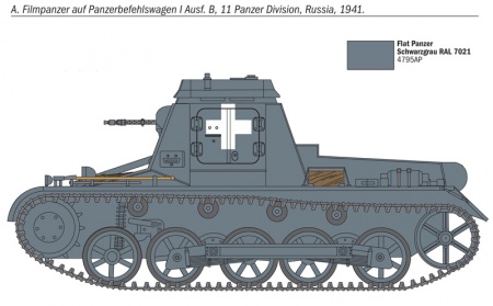 7072ИТ Танк Sd.Kfz..265 Panzerbefehlswagen Italeri