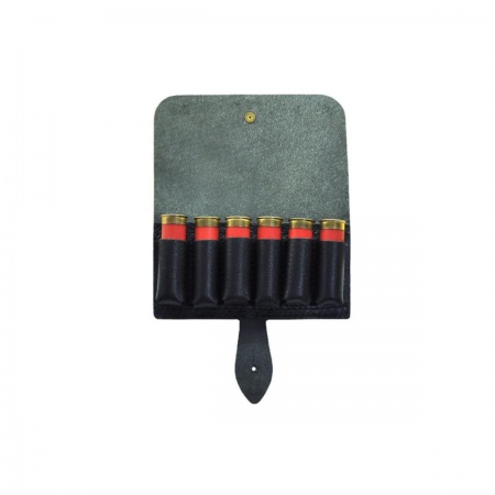 Подсумок К12 на 6 патронов кожа (HS-ПП-1) Helios