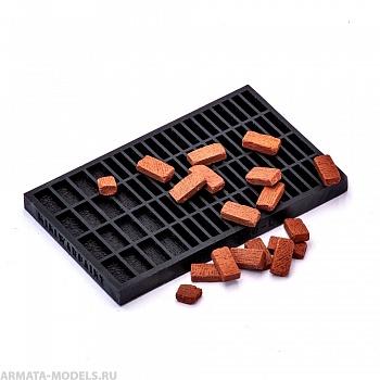 T099MWP Молд Кирпичи одинарные, размер L T099MWP Молд Кирпичи одинарные, размер L