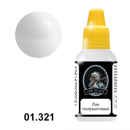 01.321JIM Лак полуматовый Semi Matt Varnish