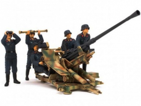 35302 Немецкая зенитка 3.7cm FLAK37, с пятью фигурами Tamiya 35302 Немецкая зенитка 3.7cm FLAK37, с пятью фигурами Tamiya