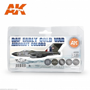 AK11756 Набор красок Early Cold War RAF Aircraft Colors SET 3G