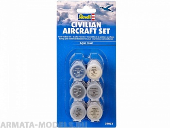 39072 Акриловые краски для гражданского самолета