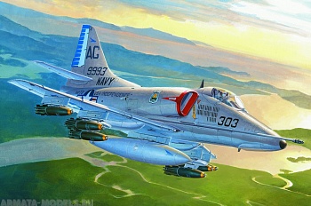87254 Самолет A-4E Sky Hawk (Hobby Boss) 1/72