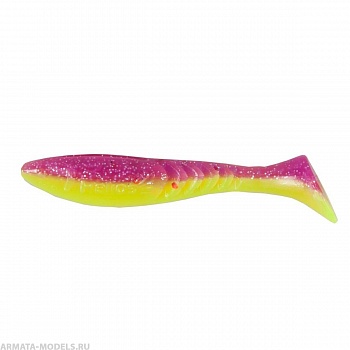 Виброхвост Slash 2,64"/6,7 см Fio & Acid lemon 10шт. (HS-19-027) Helios