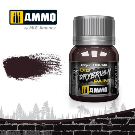 AMIG0618 Ammo Mig Краска акриловая DRYBRUSH  CHIPPING