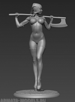 CHM-120.001. Миры Фэнтези: Непобедимая. 120 мм. Материал -смола.