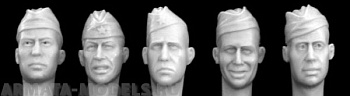 HRH02 5 heads, Soviet pilotka sidecaps 